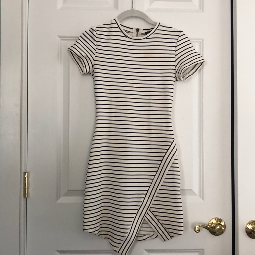 Lulus striped bodycon dress